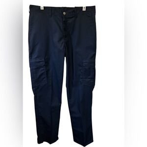 NWT Dickies Blue Cargo Industrial Pants Sz 32x34